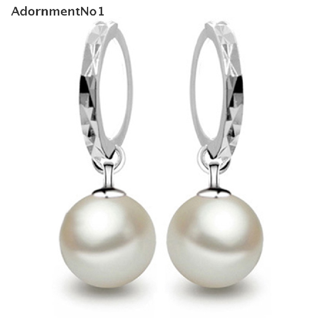 (AdornmentNo1) Anting Tusuk Gantung Bahan sterling Silver 925 Hias Mutiara Air Tawar Untuk Wanita