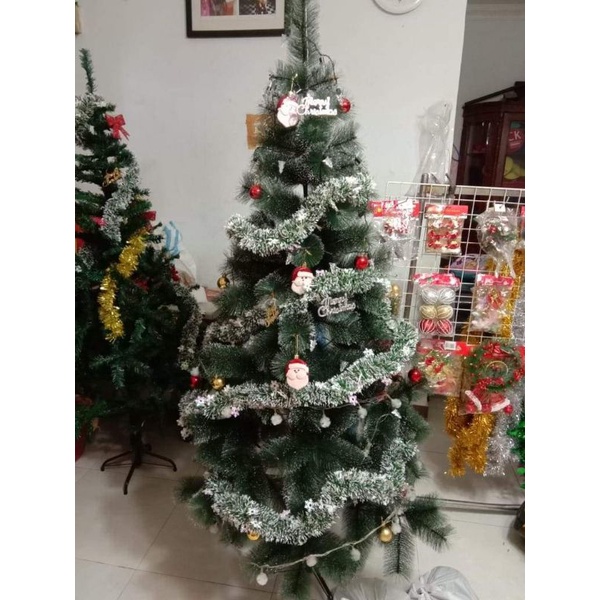 Pohon Natal Salju 180cm 6 Feet