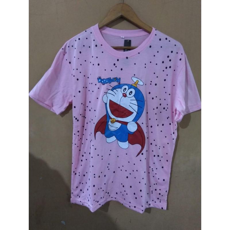 Kaos kids Doraemon pendek anak 3-8 thn Termurah