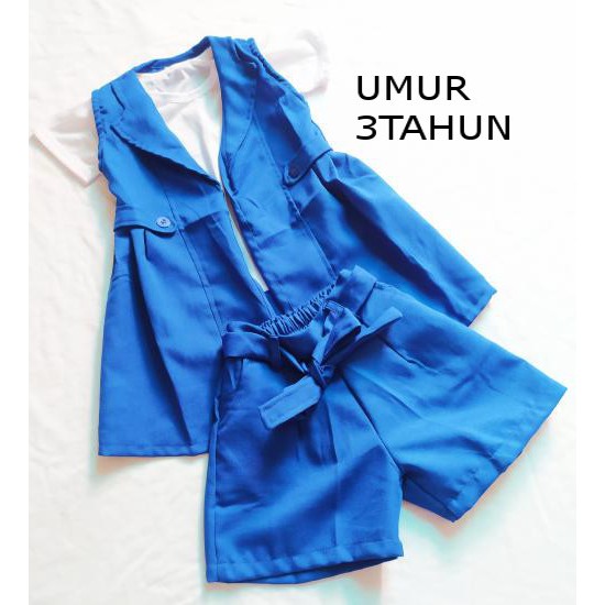 SETELAN KOREA KID BLAZER UMUR 2  DAN 3 TAHUN