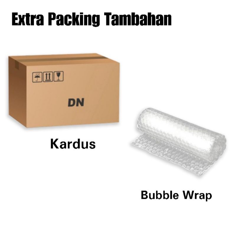 

EXTRA PACKING TAMBAHAN KARDUS BUBBLE WRAP BOX KOTAK BUBLE PACKING AMAN
