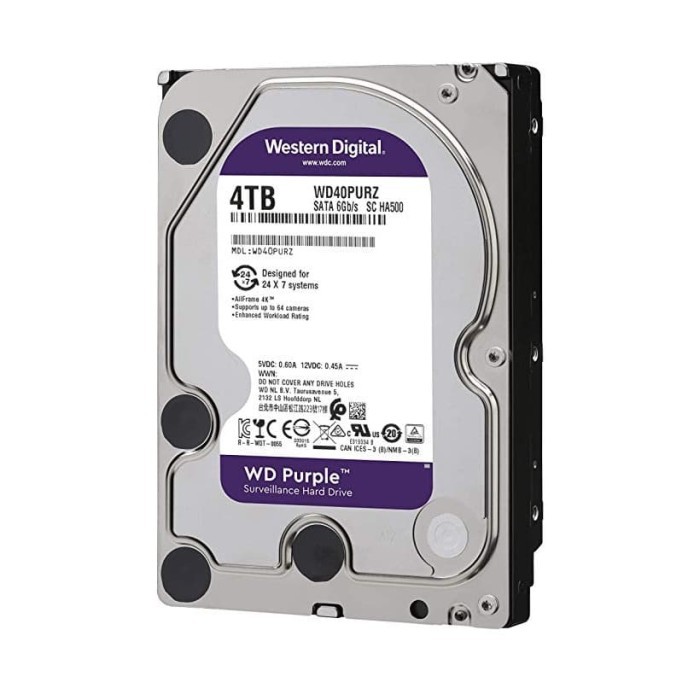 Harddisk WD Purple 4TB Harddisk CCTV WD