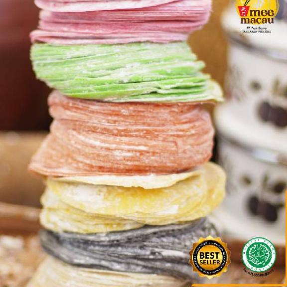 

TERTINGGI Kulit Pangsit Goreng Rebus Kulit Dimsum Halal Siomay Gyoza Tipis Rainbow Ori - 8Cm 16Pcs P