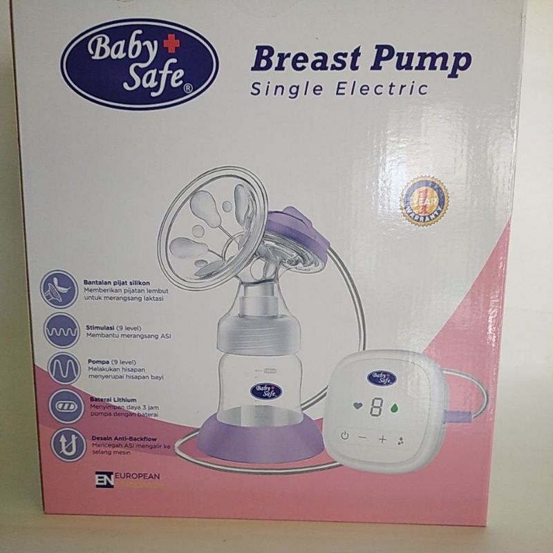 baby safe breastpump babysafe pompa asi elektrik breast pump single electric BPE01