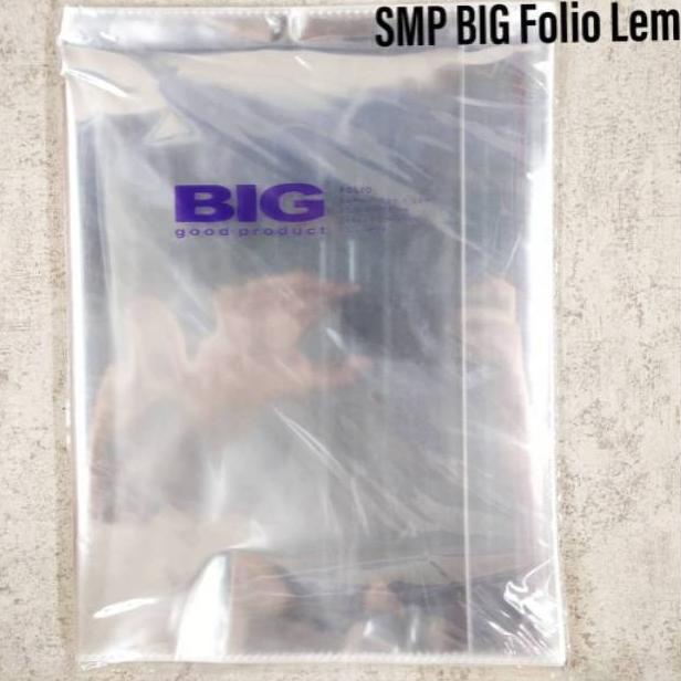 

(P2B8) (PAK)SAMPUL BUKU FOLIO LEM BIG 50MIC 25 LEMBAR //Restock