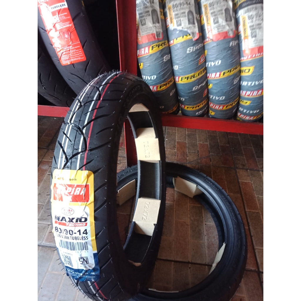 Ban TUBELESS ASTRA Aspira Maxio Techno 80/90-14 ( Ban Depan Varo , Beat , Miou GT)