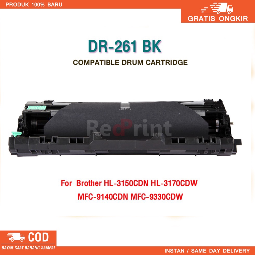 Drum Unit DR-261 Compatible Printer Brother MFC-9330CDW, DCP-9020CDN, HL-3140CW, HL-3150CDN, HL-3170