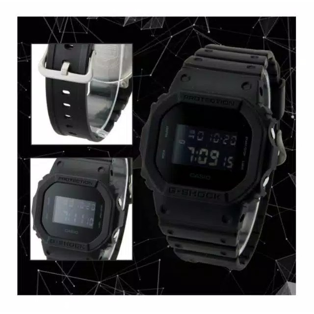 Jam Tangan Pria Sporty Casio Gshock DW-5600 Black / FREE BOX