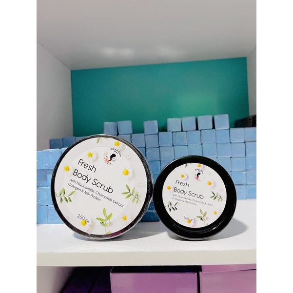 Fresh Body scrub riran glow Ukuran 250 gr