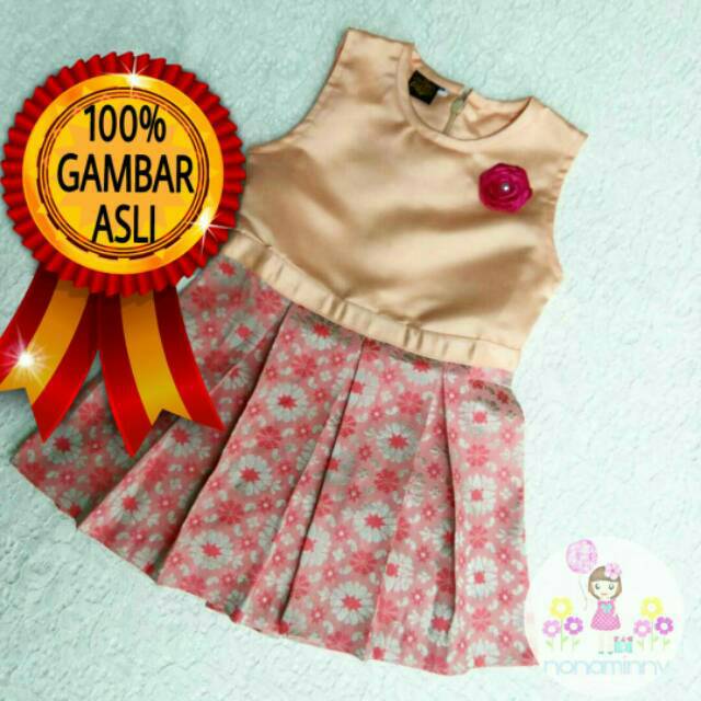 Dress Anak. Dress Pesta Anak. Dress Anak Satin. Dress Satin. Dress Songket