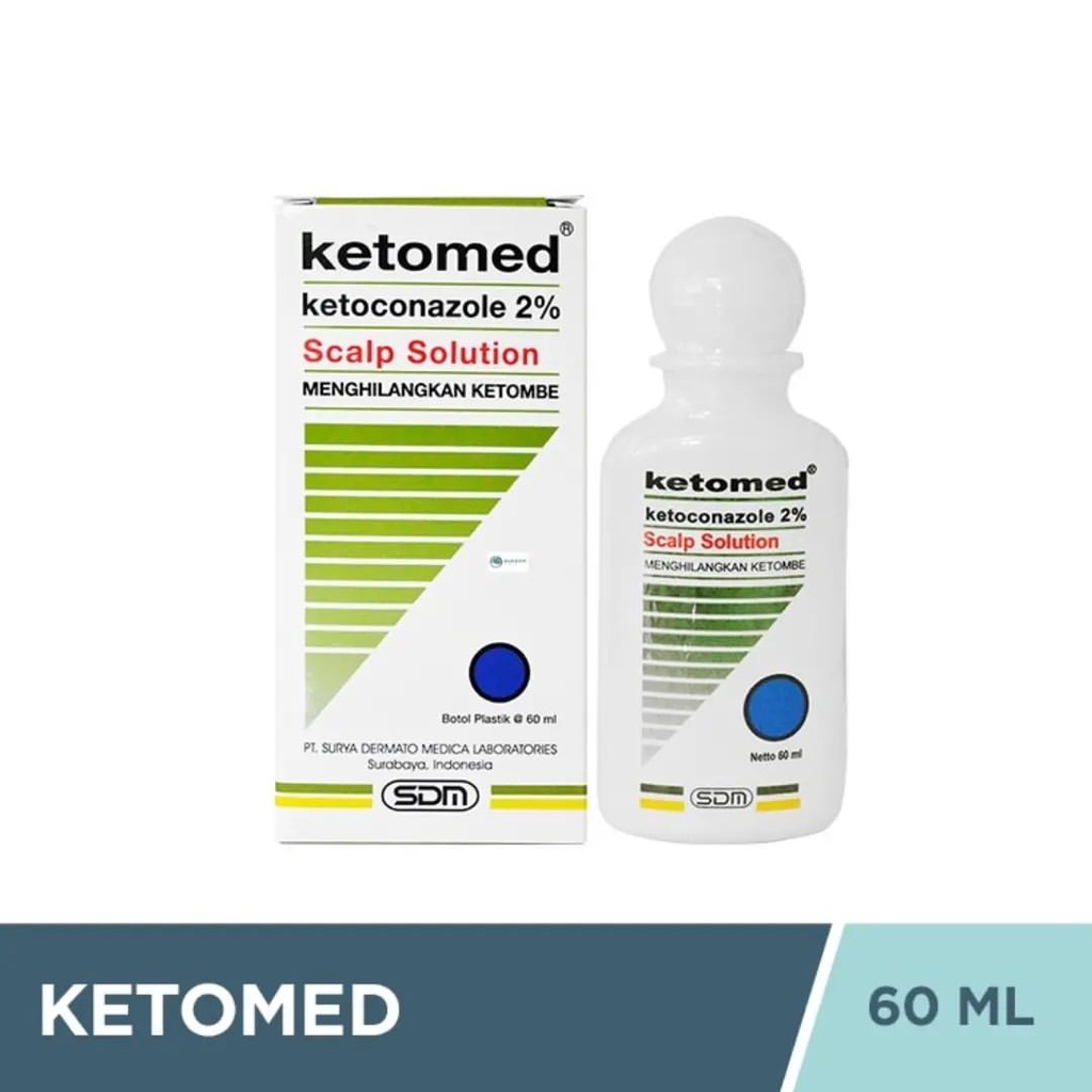 Ketomed Scalp Solution Shampoo Anti Dandruff - Sampo Anti Ketombe Terbaik