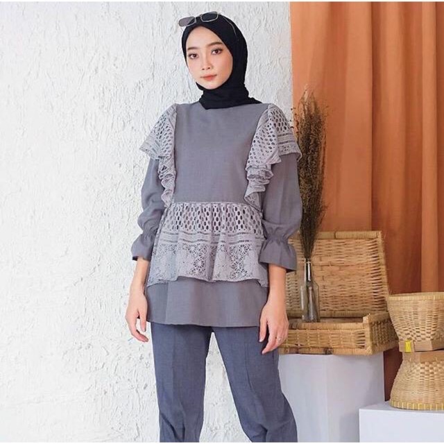 ATASAN, TUNIK, Blouse wanita, atasan wanita, BLOUSE, Fashion muslim, baju wanita, Blouse Brenda