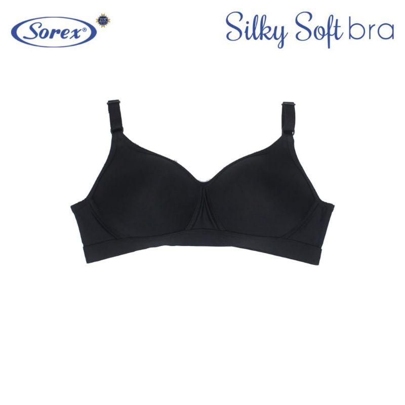 SOREX bra Silky Soft 9815 Busa tipis Tanpa Kawat Kait 3 Setara Cup B