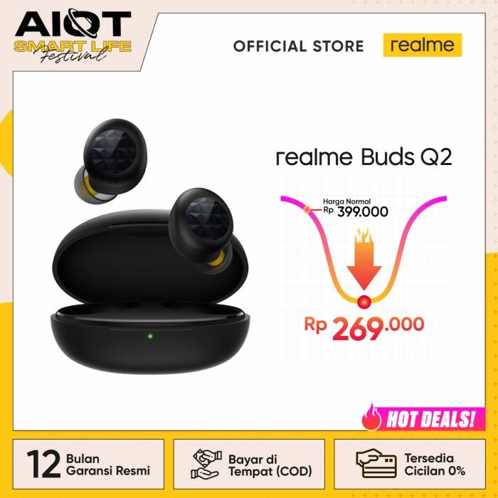 Earphone | Realme Buds Q2 True Wireless Tws [20 Hours Battery, 10Mm Bass Boost]