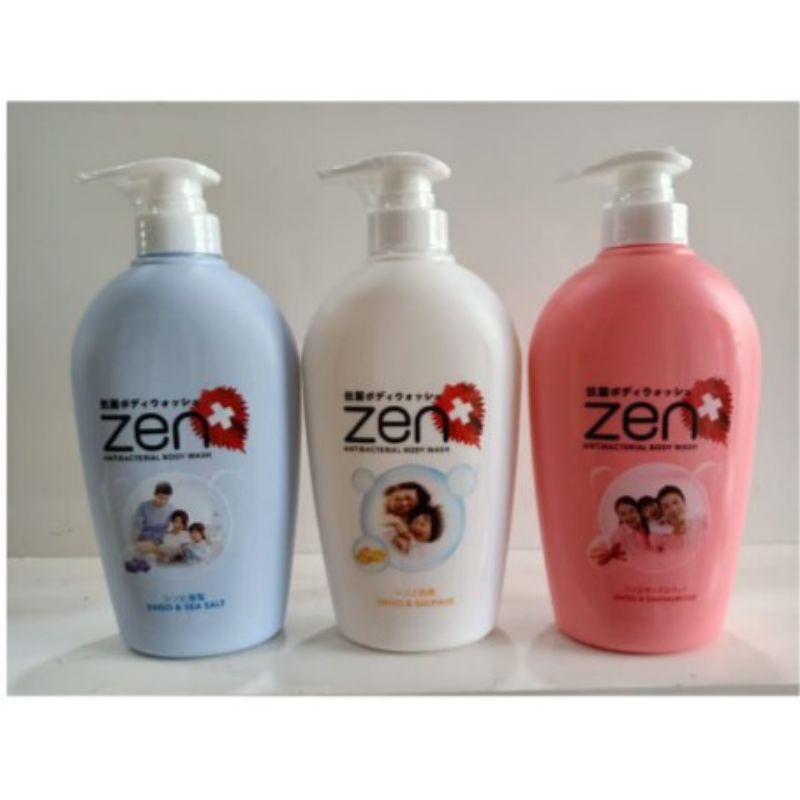 Zen Sabun Cair Pump 500ml - Antibacterial Body Wash Zen 500ml