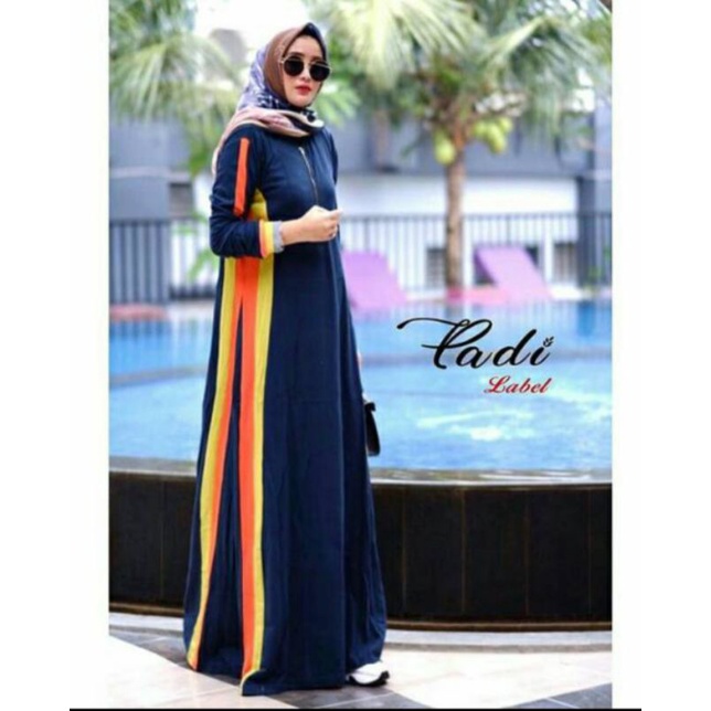 Preloved Gamis Sporty Padi Label