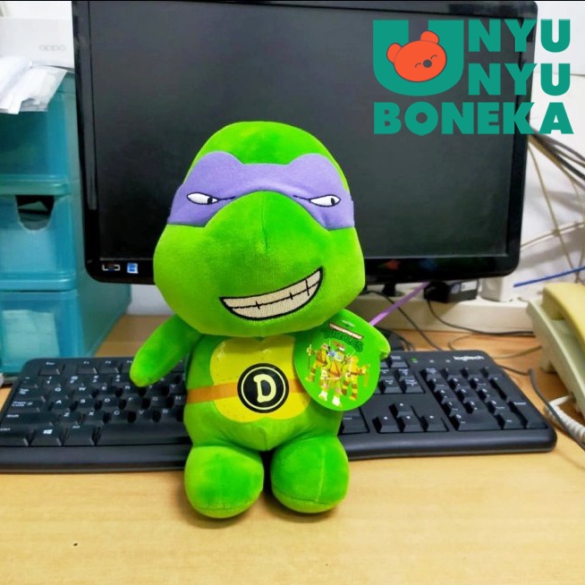 Boneka Kura2 Ninja Size 8&quot;/25cm/NinjaTurtle/SuperHero/MainanAnak