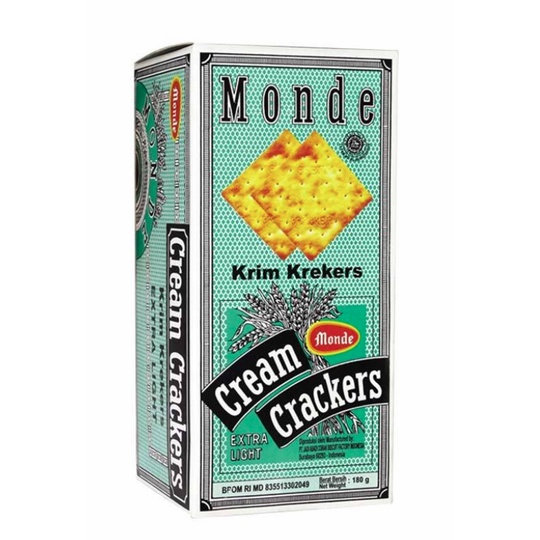 

Monde Cream Crackers Berat 180 gram