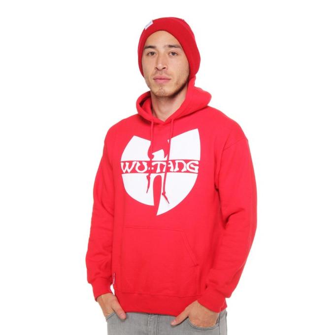 jaket hoodie sweater wu tang merah