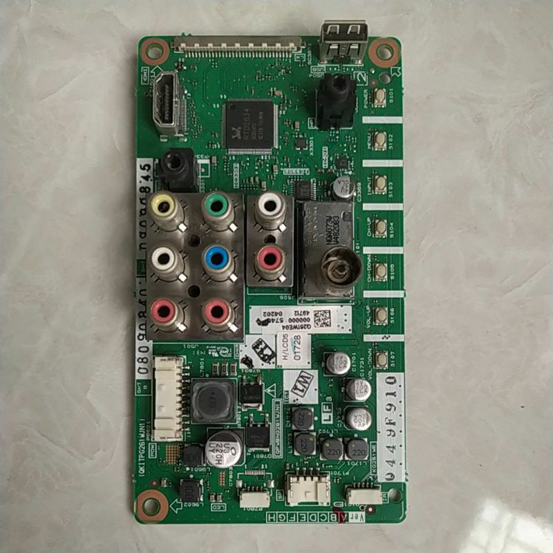 MB MAINBOARD MOTHERBOARD MOBO MESIN TV LED SHARP LC-24LE155M