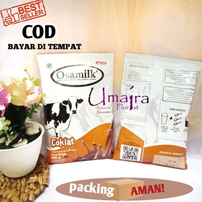 

Susu Osamilk Penggemuk Badan Vanila Cokelat 500 gram COD