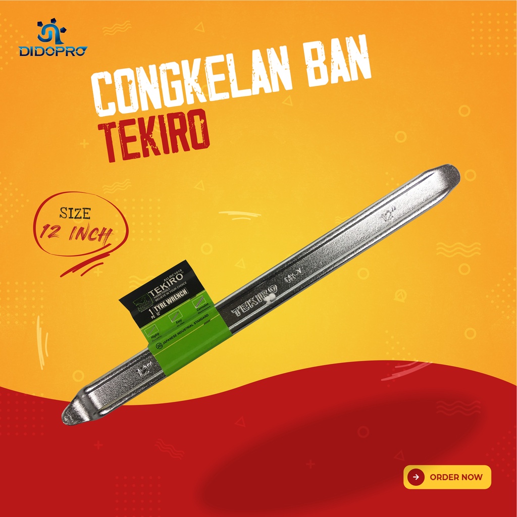 ASLI TEKIRO Alat Congkelan Ban 12&quot; Cukit Ban Mobil Motor Roda HARGA SATUAN MURAH