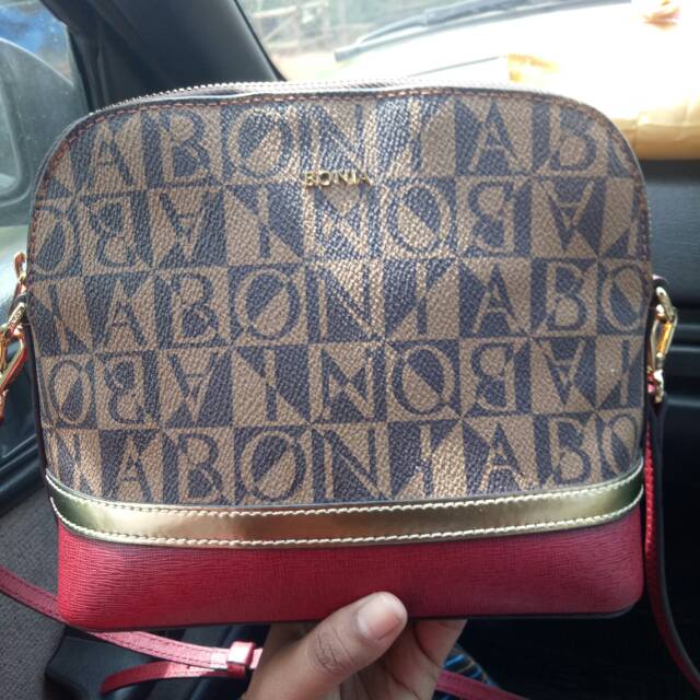 Bonia Alma mini sling mono Gold Limited editions