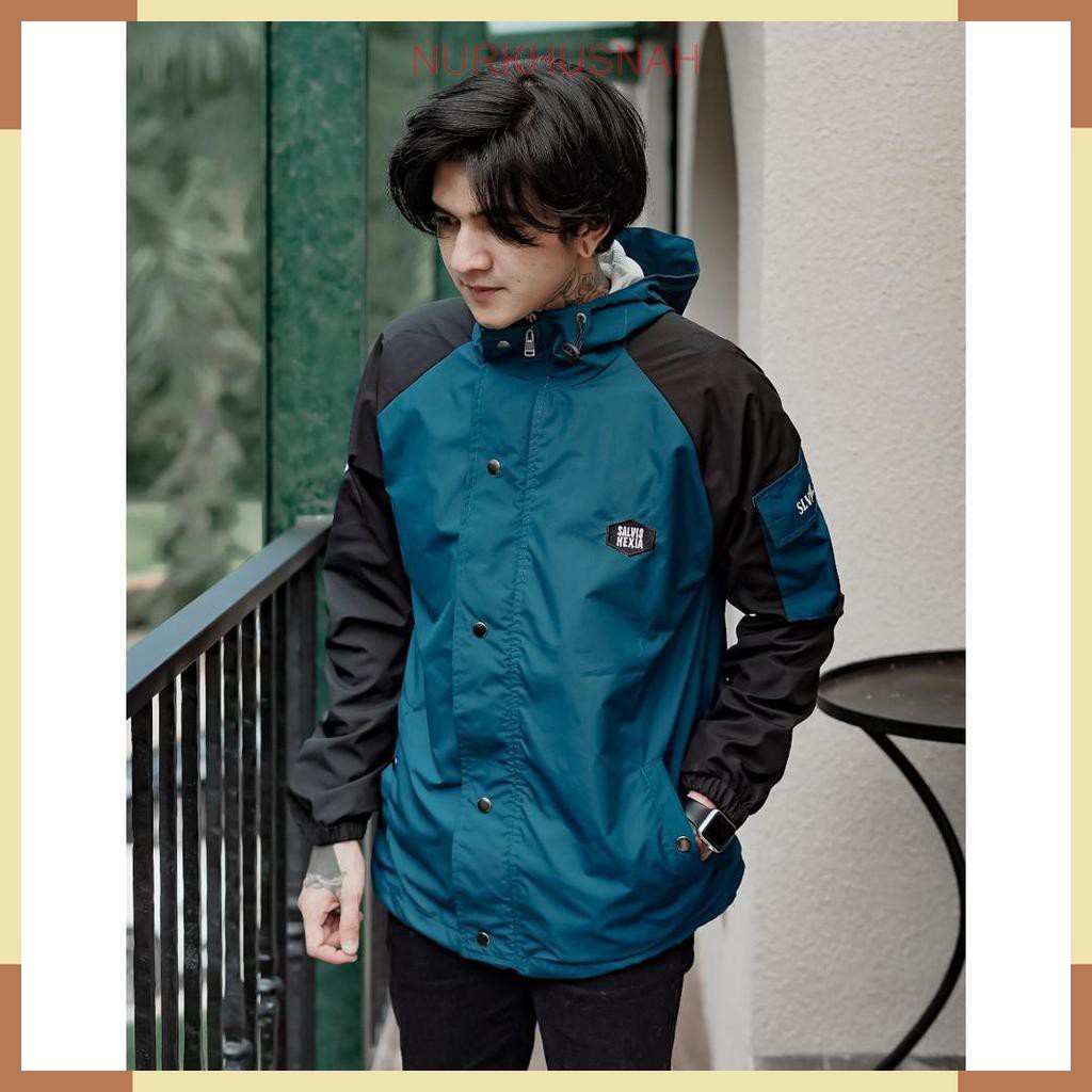 ORI JAKET PRIA JAKET WANITA JAKET CASUAL WP SALVIO HEXIA JAKET CAGOULE SALVIO 3D JAKET PARASUT