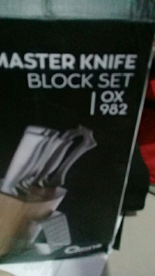 Oxone Ox-982 Master Knife Bamboo Block Pisau Set Ox982