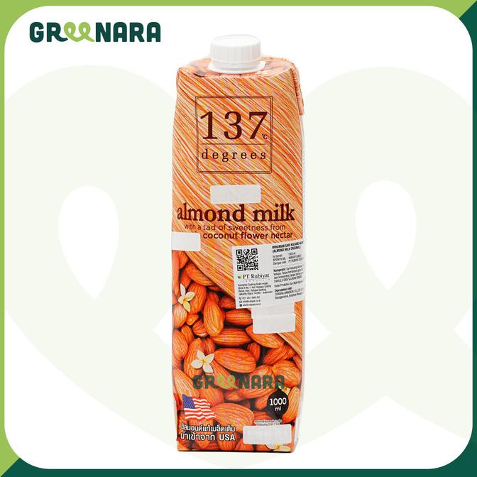 

(BISA COD) 137 DEGREES 1L Real Almond Milk WITH Organic Coconut Flower Nectar NEW Kode 1296