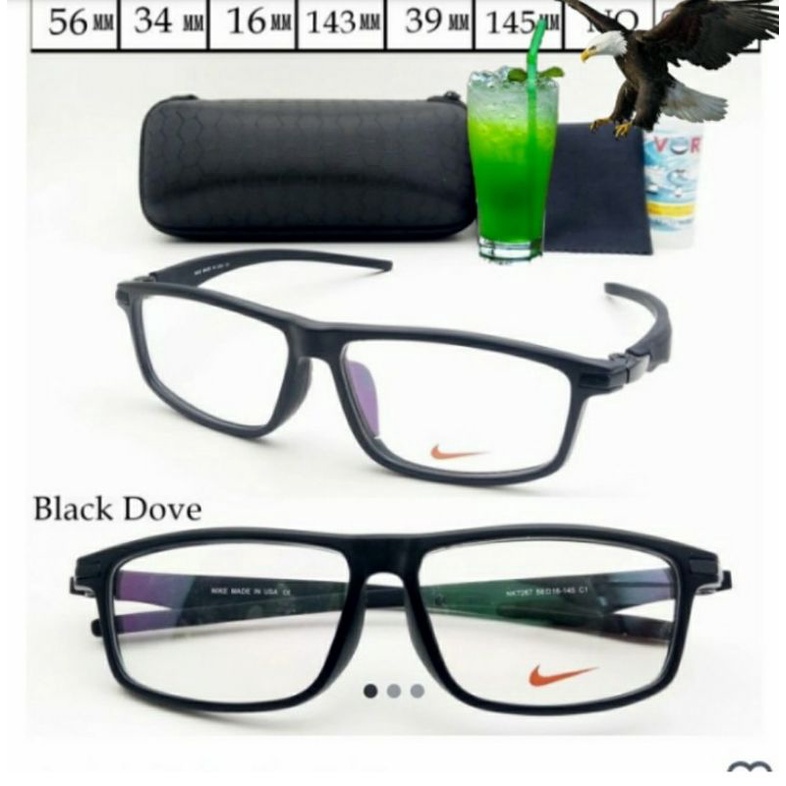 frame kacamata minus sporty premium murah ringan