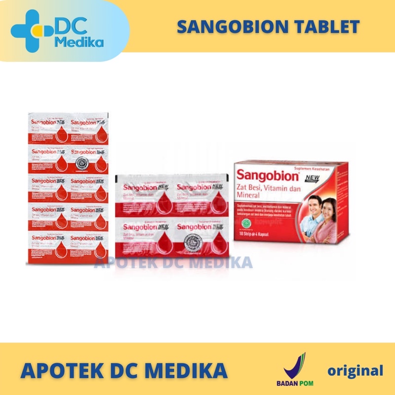 Sangobion tablet / Vitamin tambah darah / Obat anemia