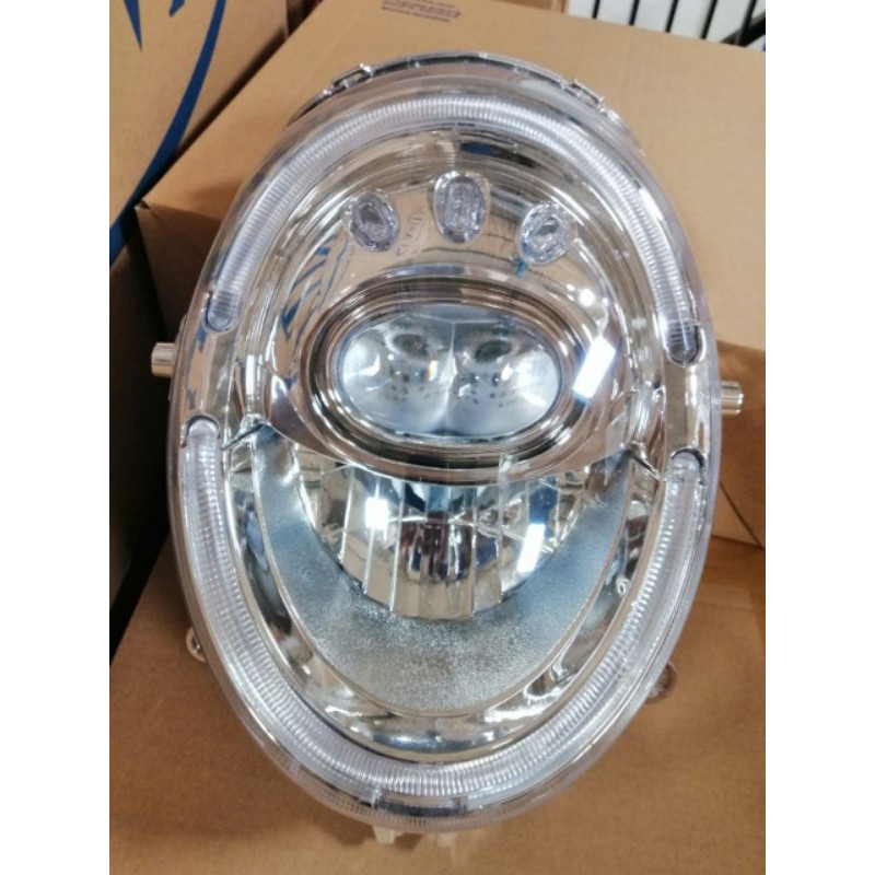 Lampu Depan Scoopy fi Donat 2017 + LED Reflektor Scoopy fi 2017