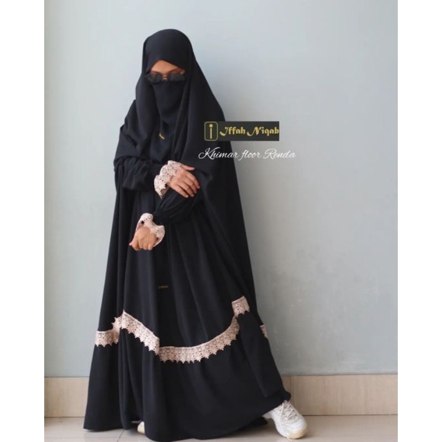 FLOOR KHIMAR RENDA CREAM