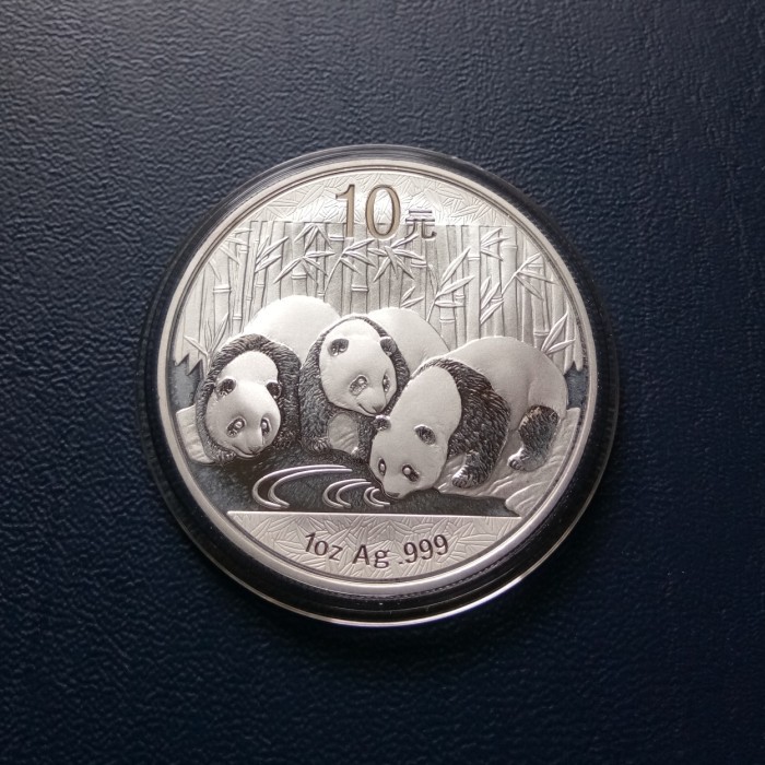 Koin Panda Silver China 10 Yuan 2013 Limited