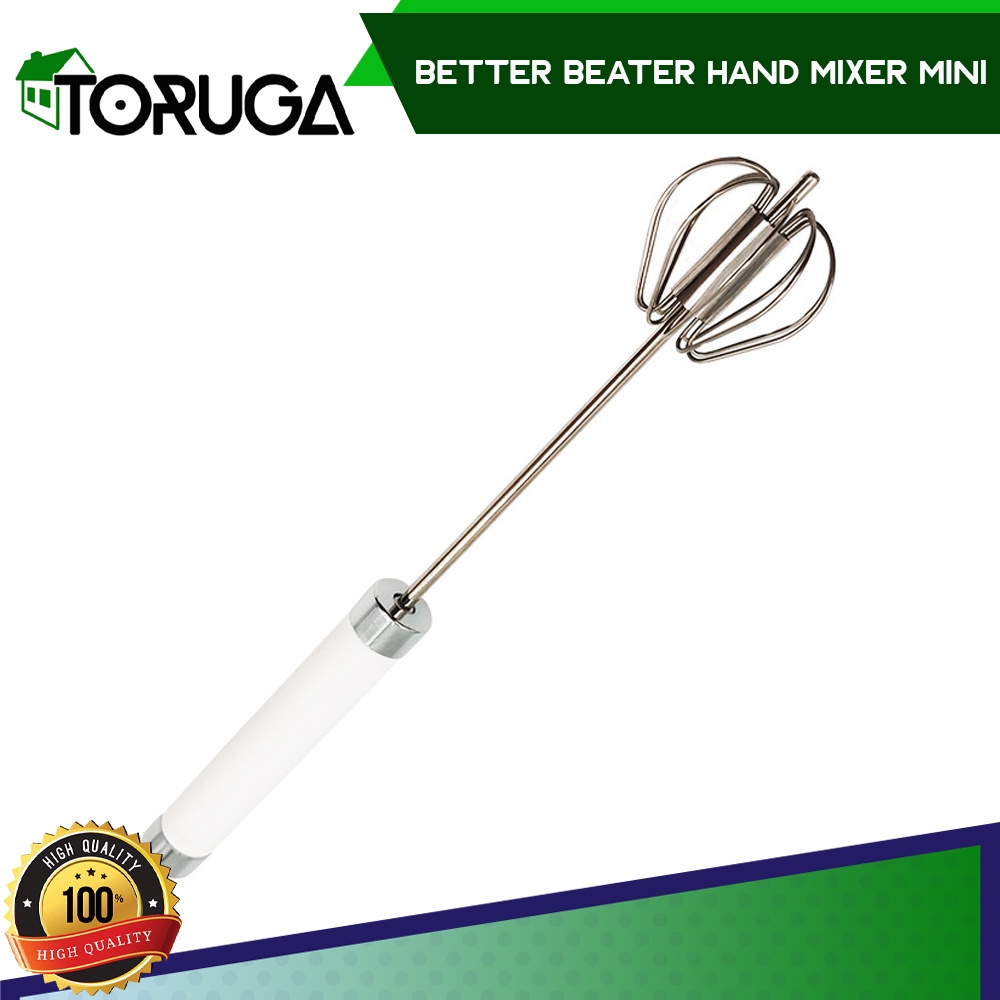 BETTER BEATER HAND MIXER MINI PENGOCOK TELUR ADONAN OTOMATIS TANPA LISTRIK SATUAN