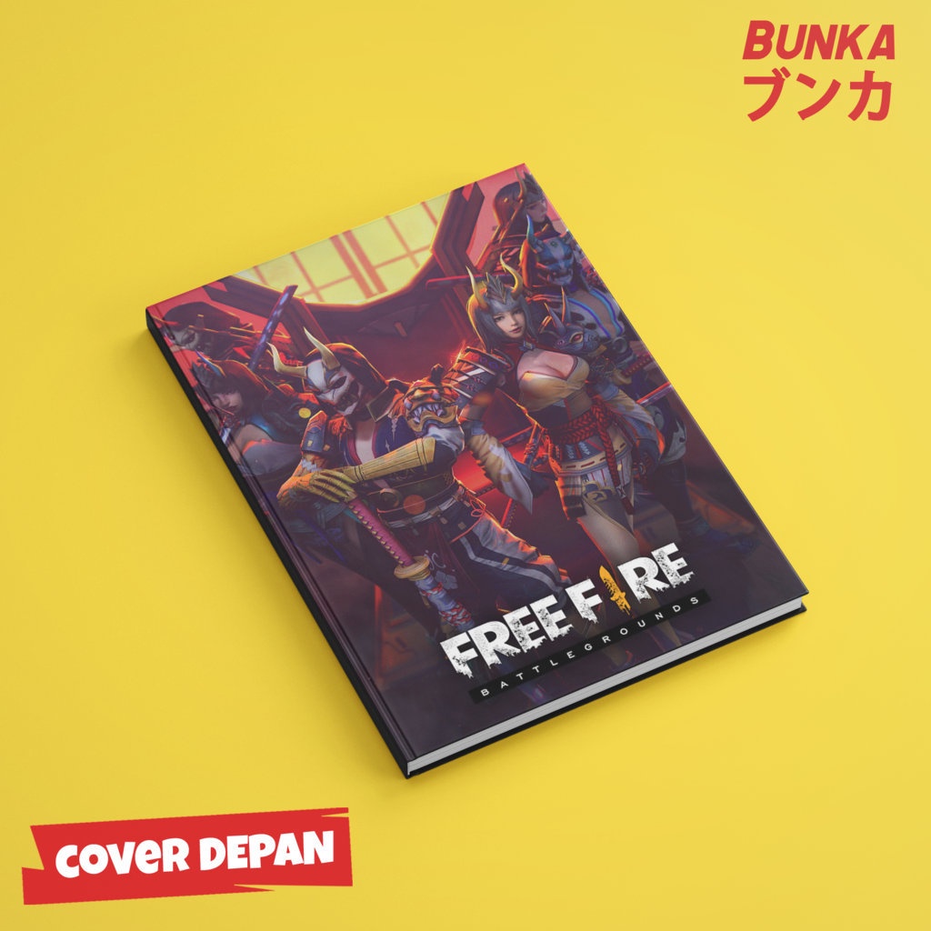 

Notebook Free Fire Samurai Clan Hardcover A5 Buku Tulis Catatan Notes Agenda Planner Jurnal