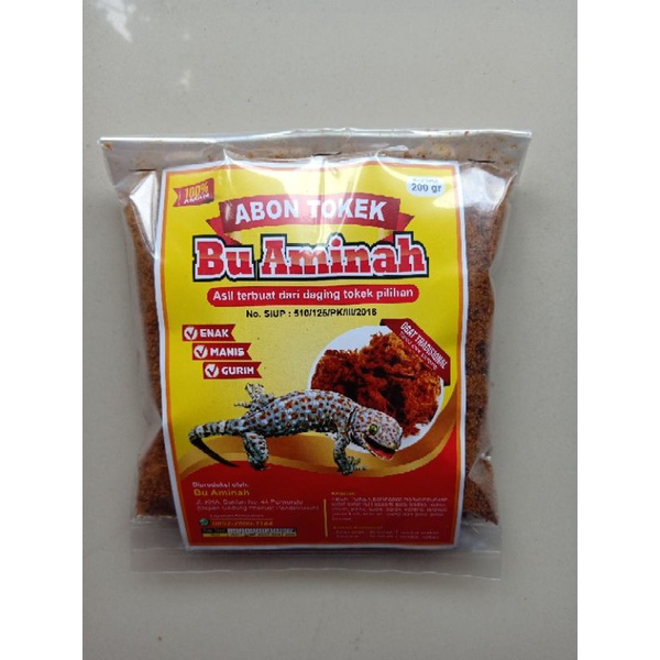 

ABON TOKEK IBU AMINAH Isi 200 gram
