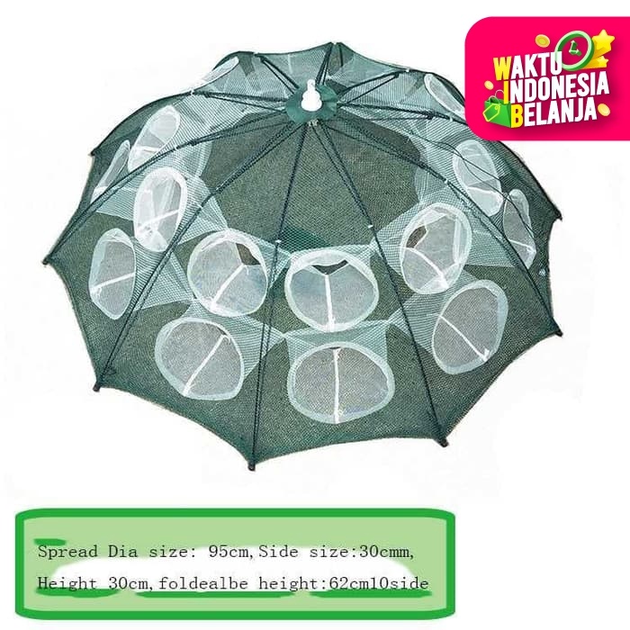 Perangkap ikan Bubu jebakan Ikan udang kepiting lele belut 20 Lubang