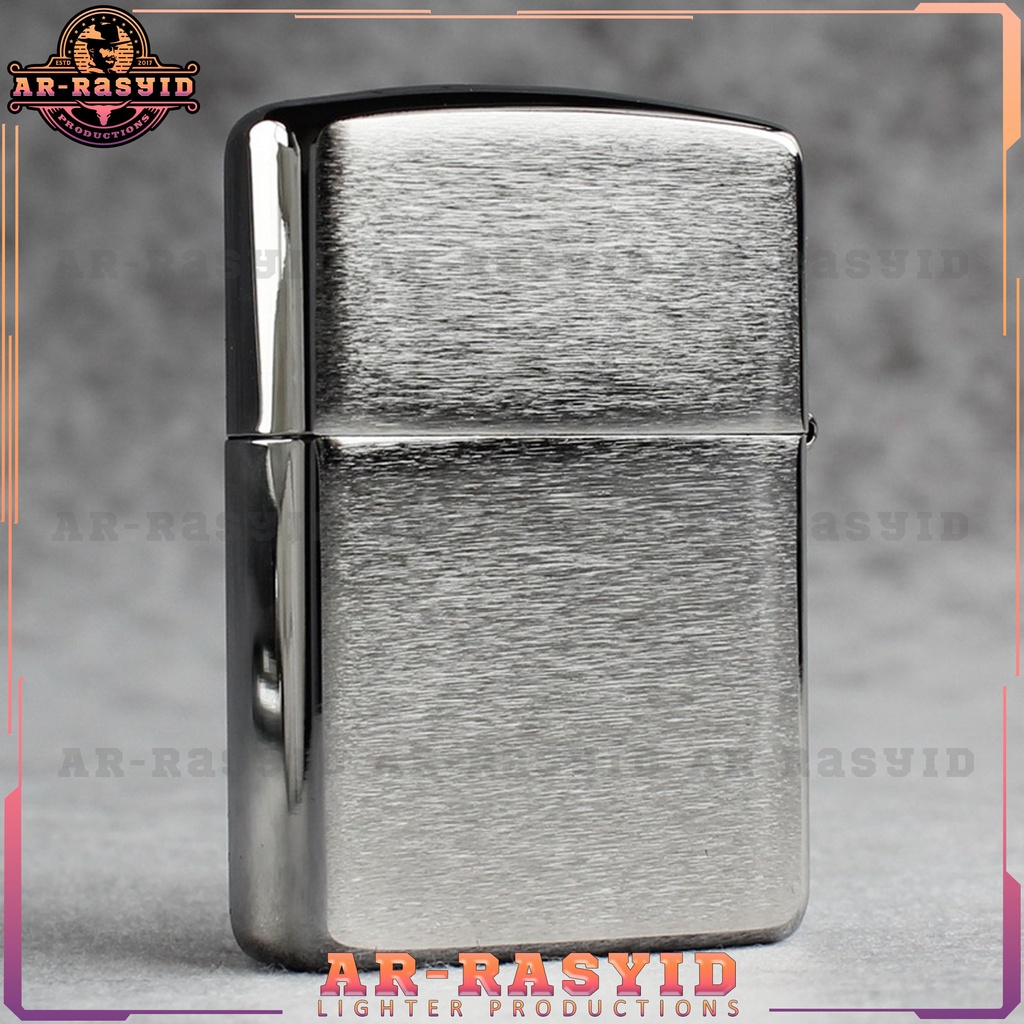 Korek Api Minyak Zippo Silver Chrome Brushed Sand 162