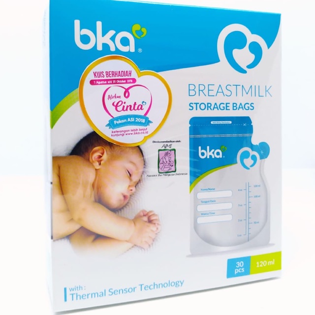 Bka kantong asi 120ml ( isi 30 ) - plastik asi
