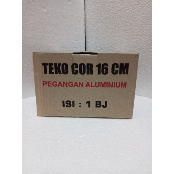TEKO COR ALMUNIUM JAWA UKURAN 16 CM