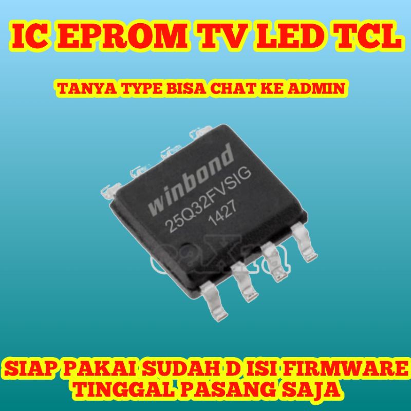 ic eprom TV led tcl siap pakai