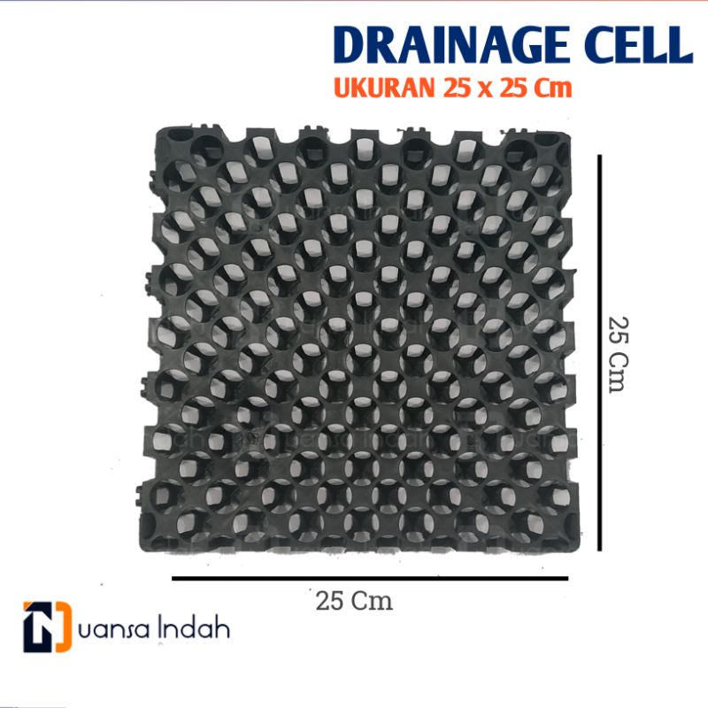 DRAINAGE CELL RUMPUT SINTETIS PERKOTAK UKURAN 25x25 CM