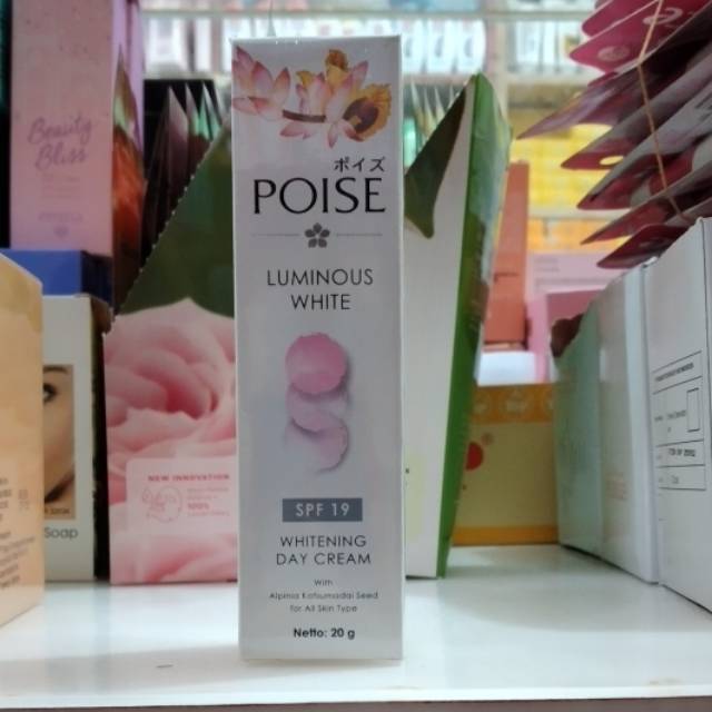 Poise luminous white day cream spf 19