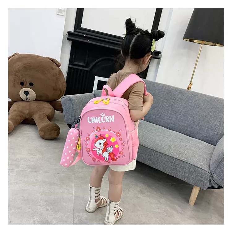 [COD] Tas Ransel Anak Perempuan Karakter Kartun Backpack PAUD TK SD Tas Ransel Sekolah Anak Murah