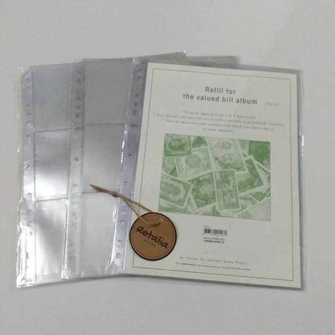 

Refill album uang kertas 3 baris