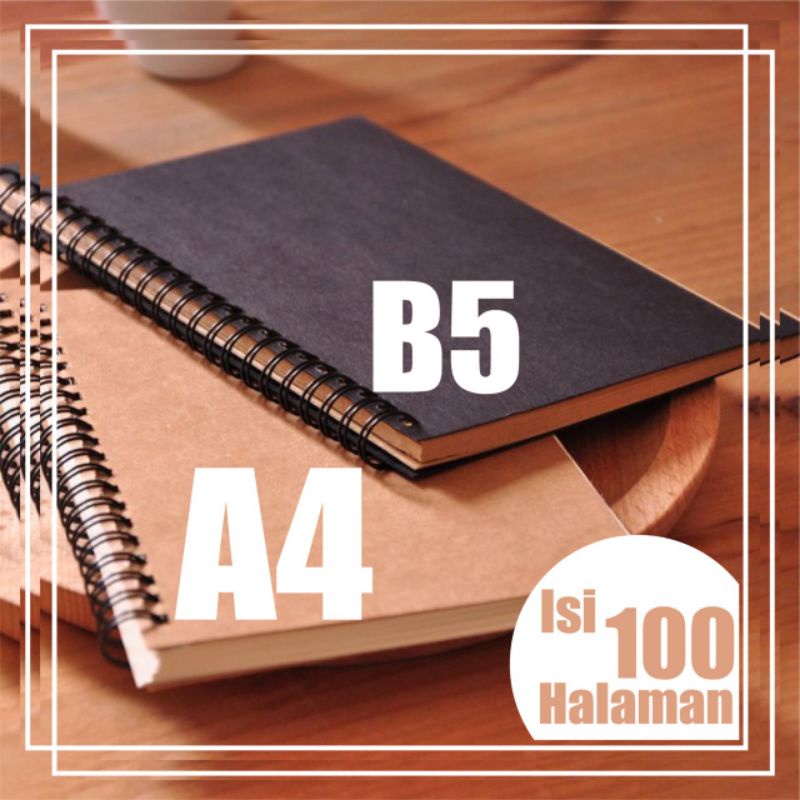 

BUKU SKETSA / SKETCHBOOK / SKETCHBOOK A4 / B5 BROWN / SKETCH BOOK