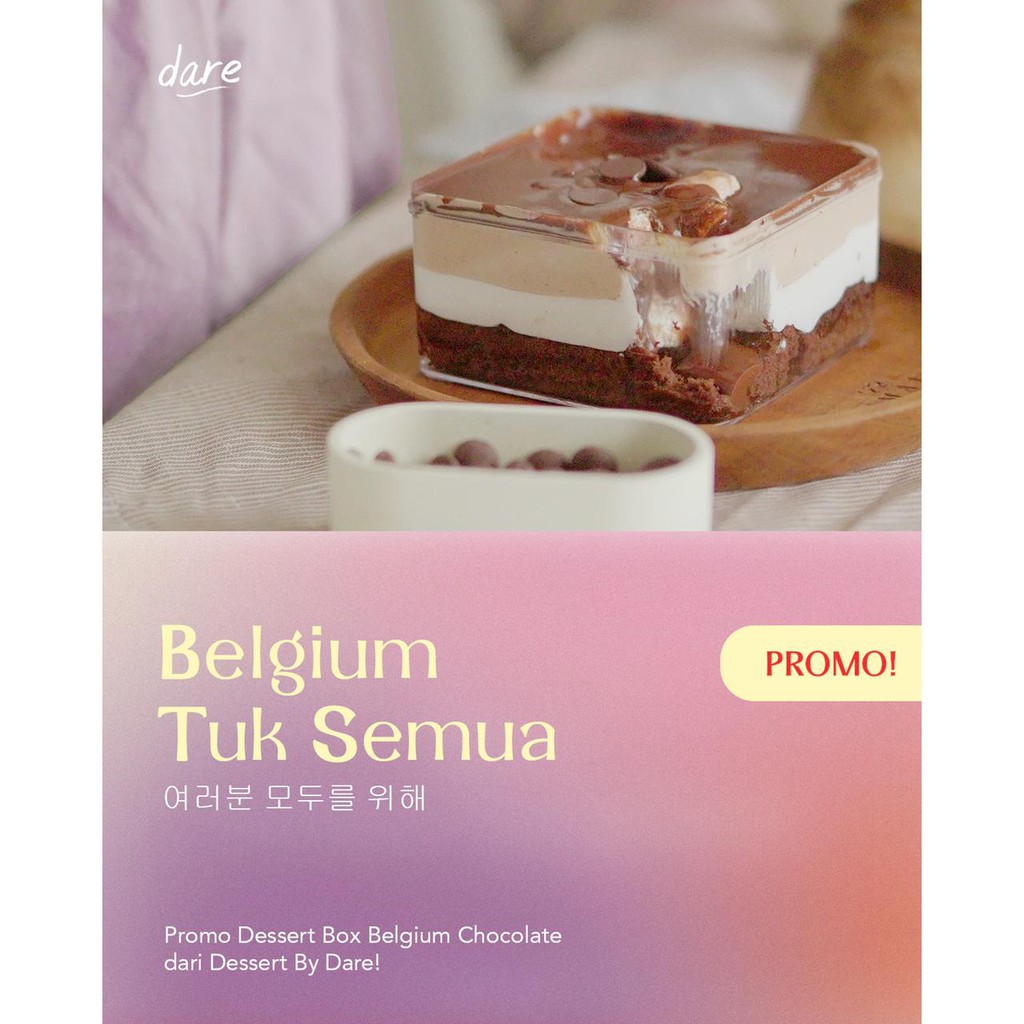 

Belgium Chocolate Large Dessert Box