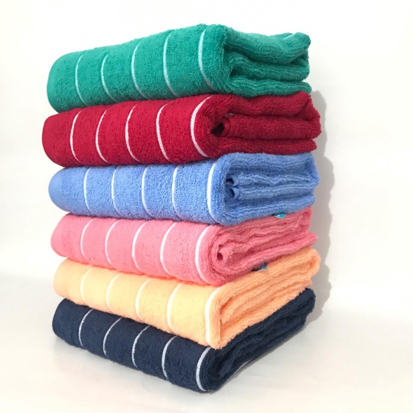 Cotton Club Line Handuk Mandi Dewasa 70x135 Lembut 100% Katun